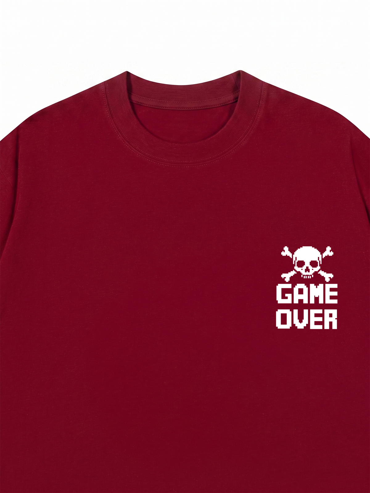 Áo Thun Relaxed Fit Skull Game Over