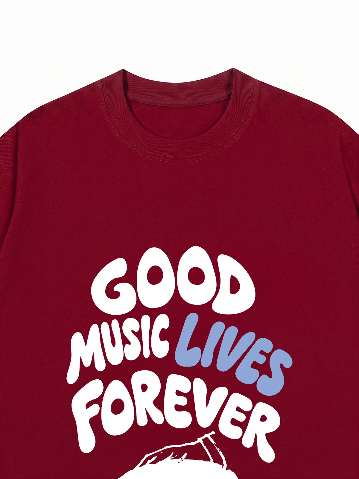 Áo Thun Relaxed Fit Good Music Lives Forever
