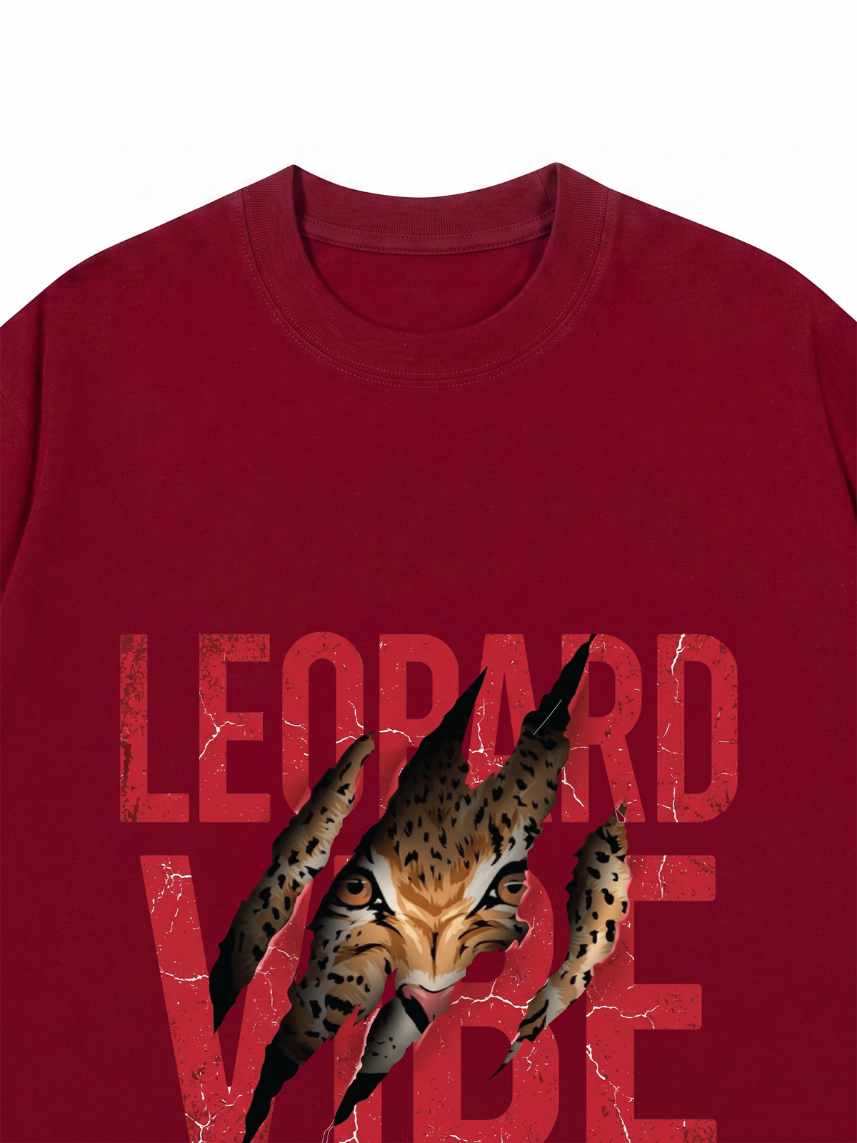 Áo Thun Relaxed Fit Leopard Rip