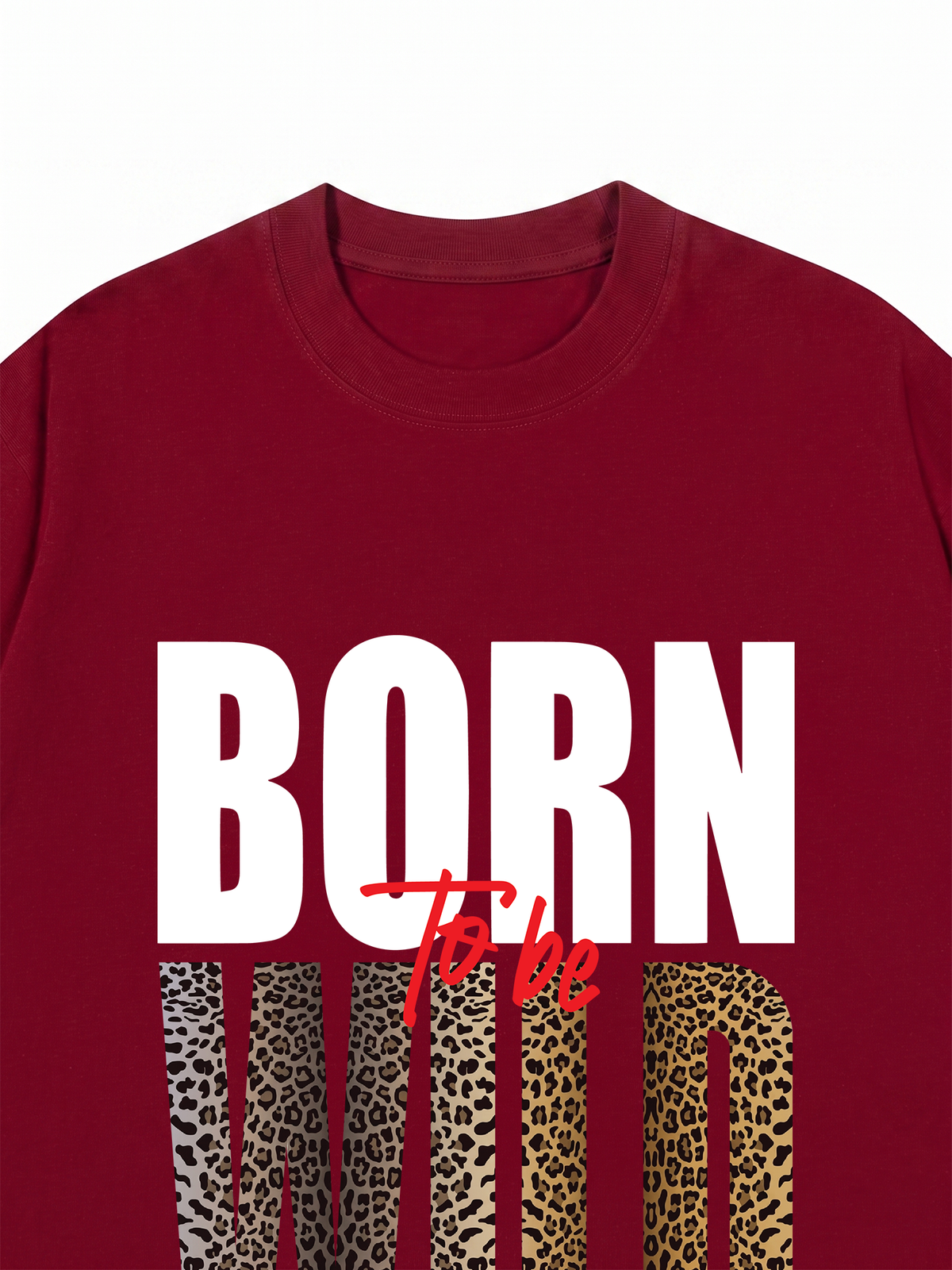 Áo Thun Relaxed Fit Born To Be Wild