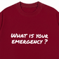 Áo Thun Relaxed Fit Car What Is Your Emergency