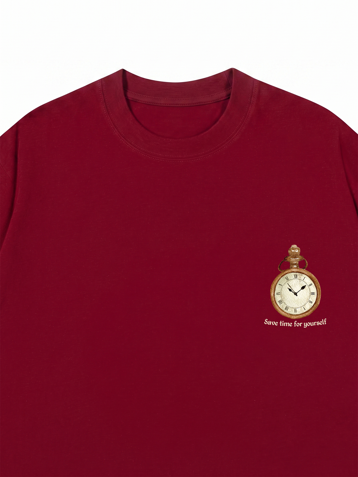 Áo Thun Relaxed Fit Save Time For Yourself