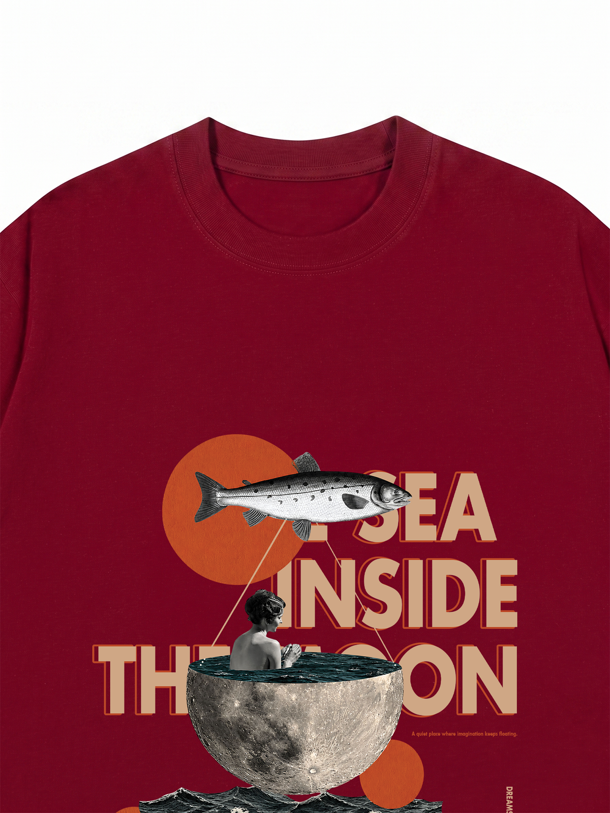 Áo Thun Relaxed Fit THE SEA INSIDE THE MOON