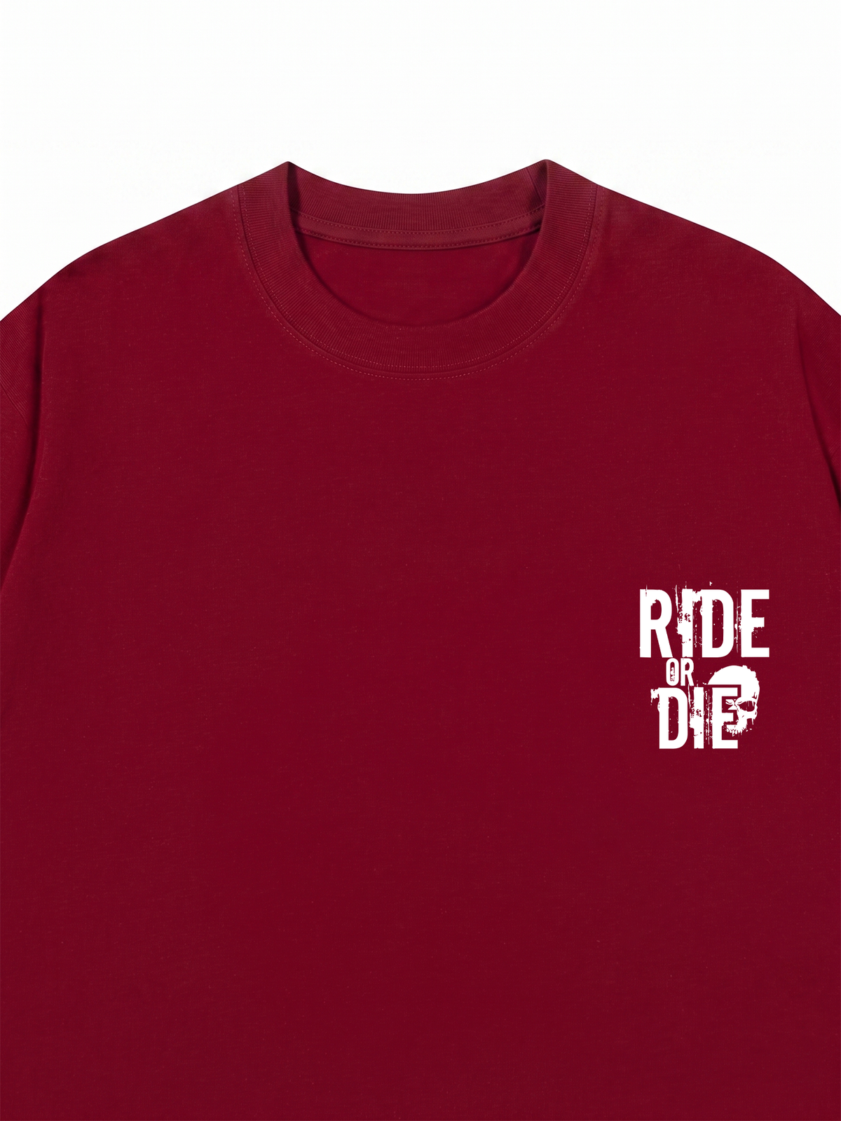 Áo Thun Relaxed Fit Skull Ride Or Die