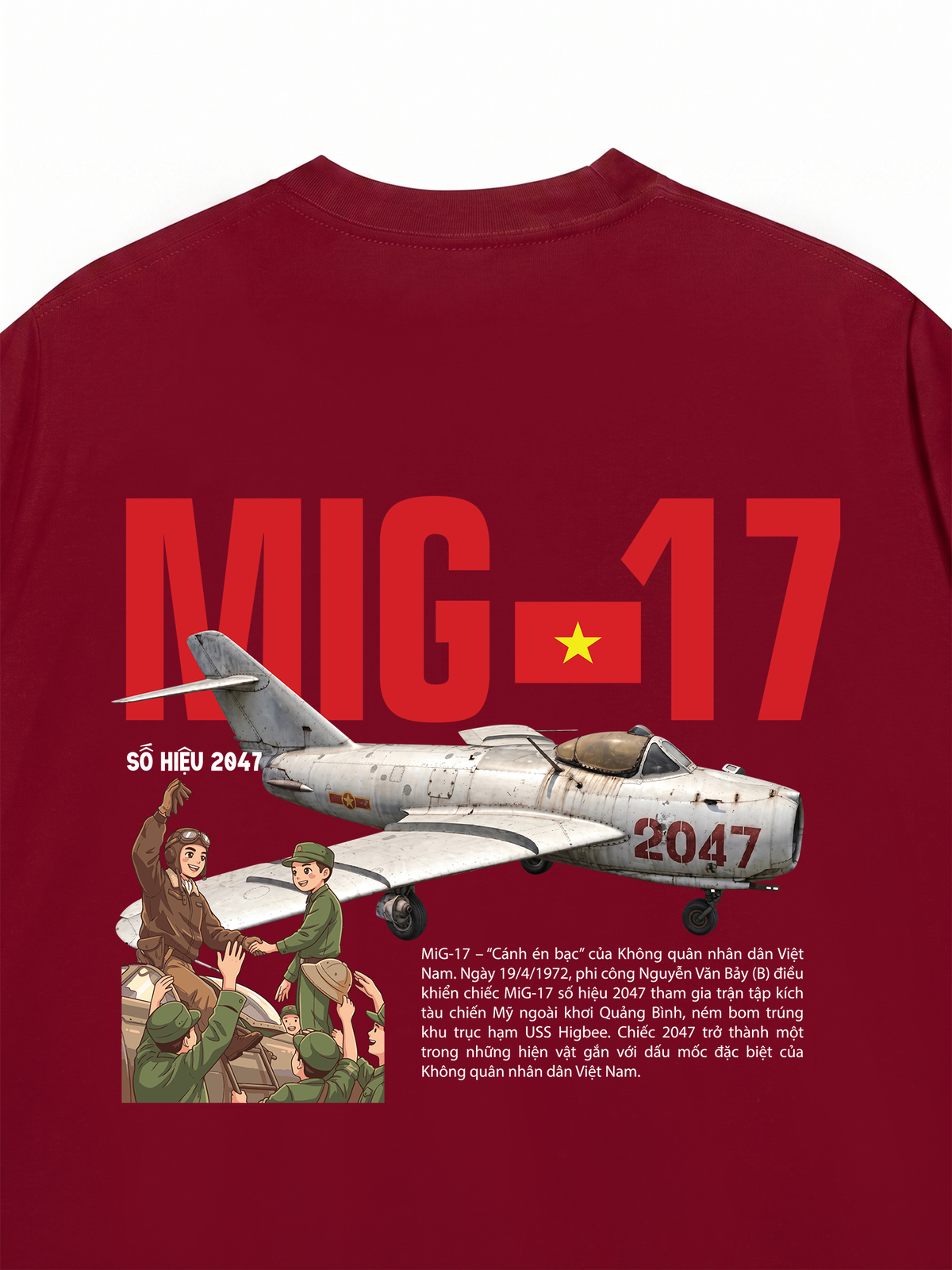 Áo Thun Relaxed Fit Mig-17