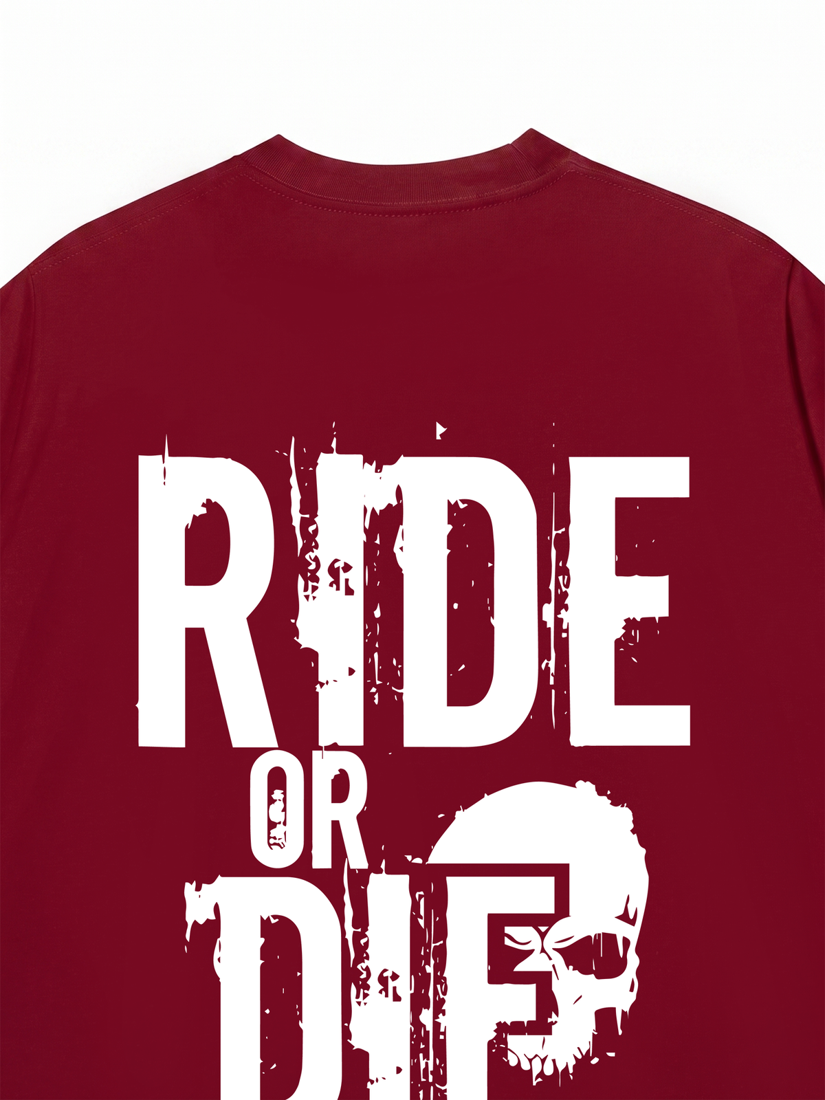 Áo Thun Relaxed Fit Skull Ride Or Die