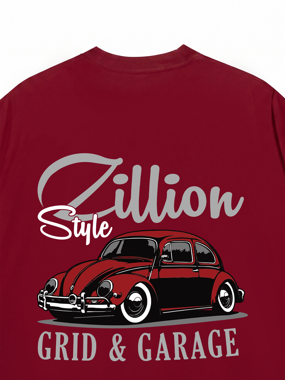 Áo Thun Relaxed Fit Zillion Style Grid & Garage