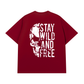 Áo Thun Relaxed Fit Stay Wild And Free