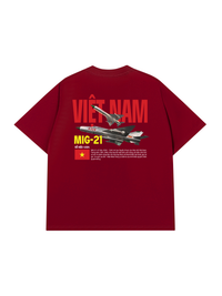 Áo Thun Relaxed Fit Việt Nam Mig-21