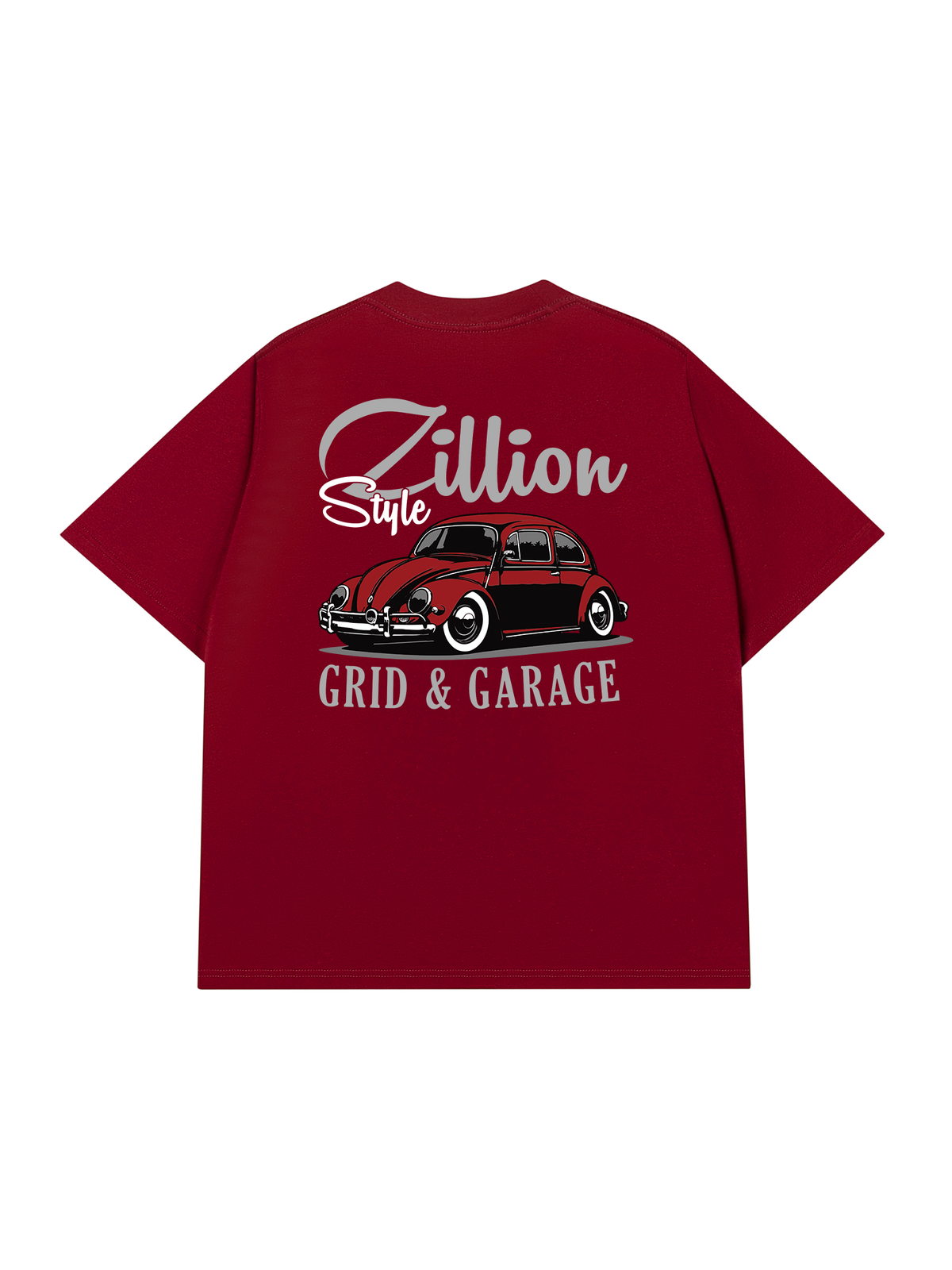 Áo Thun Relaxed Fit Zillion Style Grid & Garage