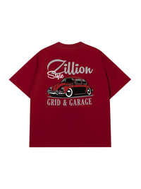 Áo Thun Relaxed Fit Zillion Style Grid & Garage