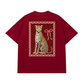 Áo Thun Relaxed Fit Sitting Leopard