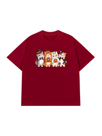 Áo Thun Relaxed Fit Meow Halloween