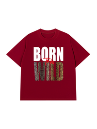 Áo Thun Relaxed Fit Born To Be Wild