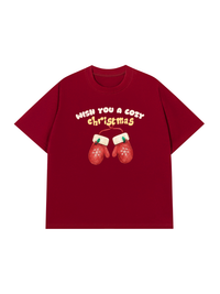Áo Thun Relaxed Fit Wish You A Cozy Christmas
