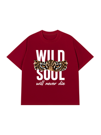 Áo Thun Relaxed Fit Wild Soul Will Never Die