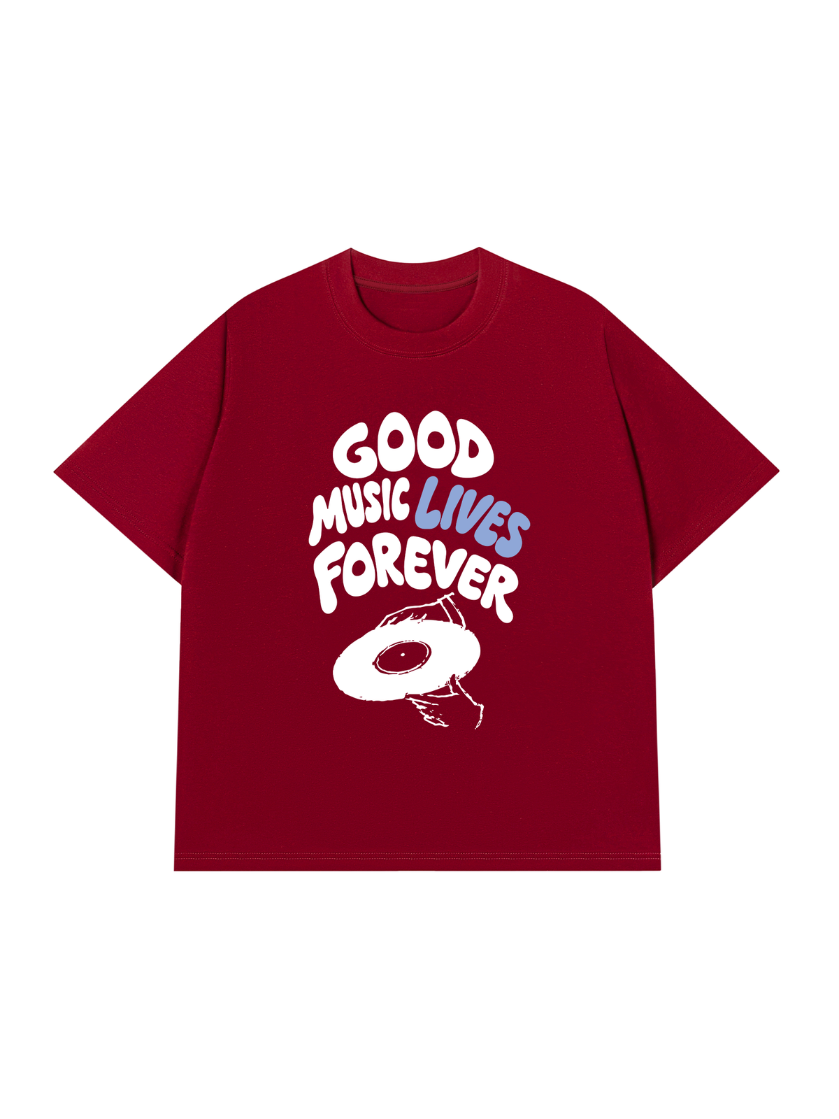 Áo Thun Relaxed Fit Good Music Lives Forever