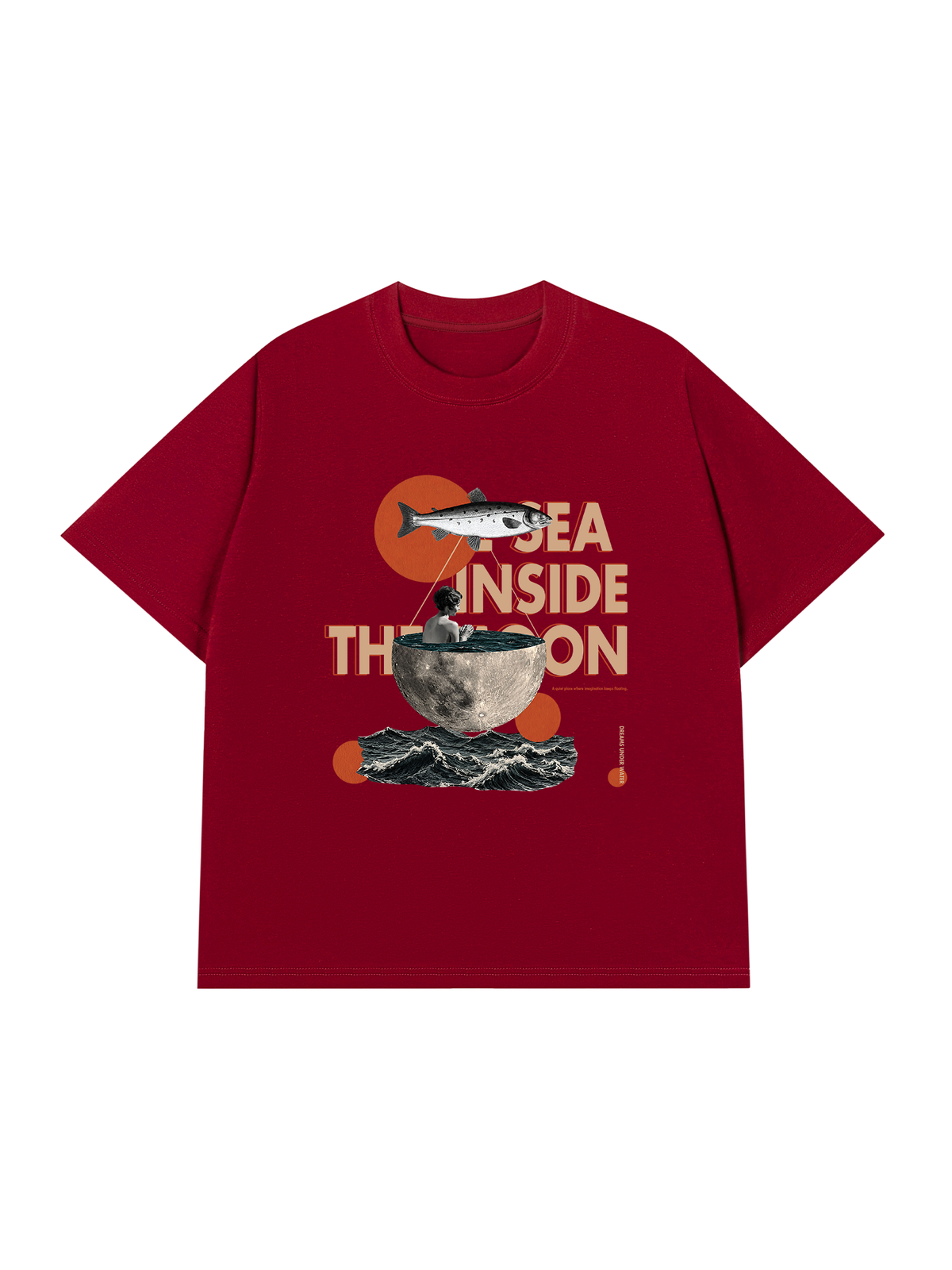 Áo Thun Relaxed Fit THE SEA INSIDE THE MOON