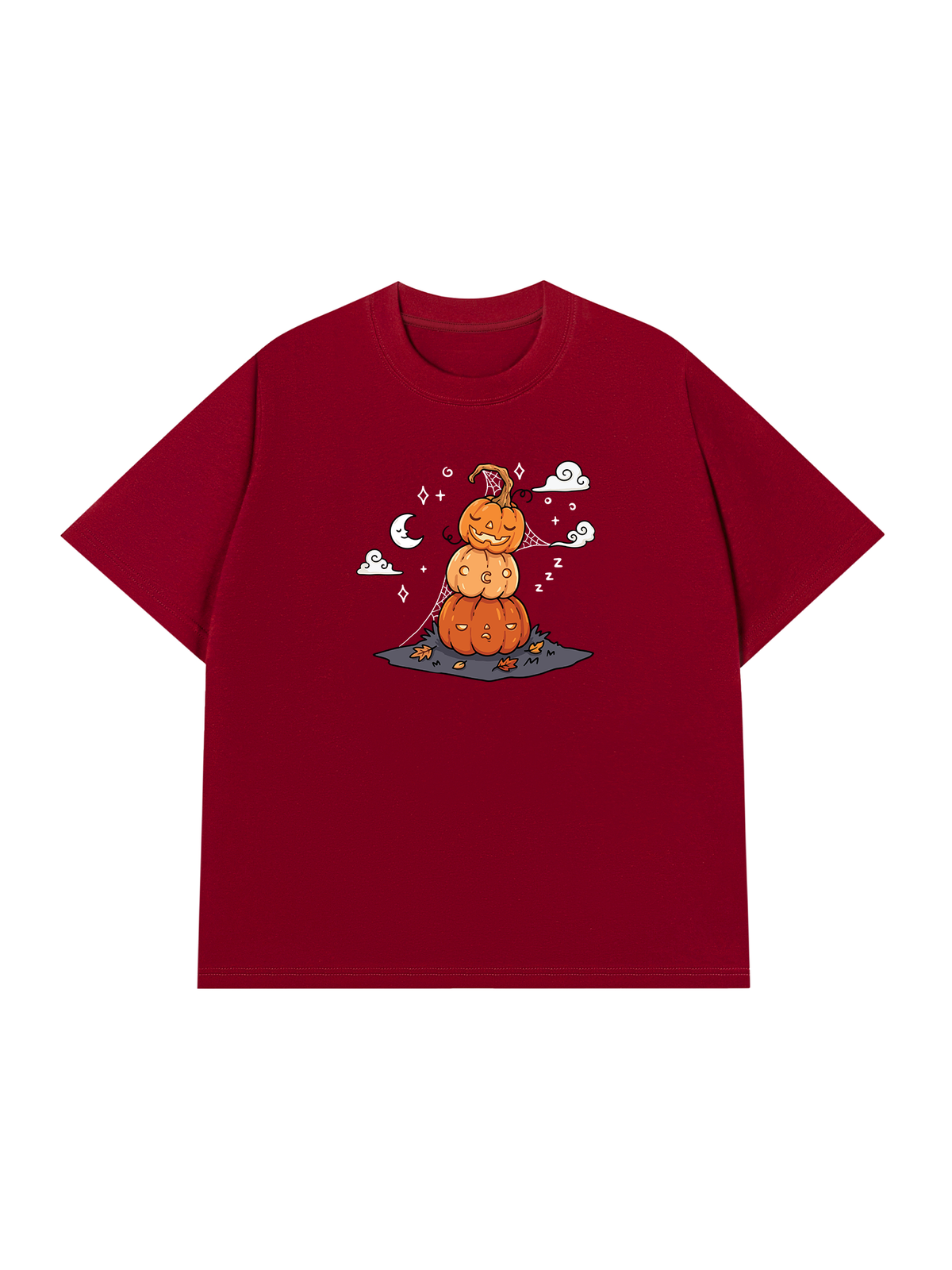 Áo Thun Relaxed Fit Sleepy Pumpkins