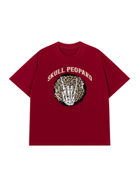 Áo Thun Relaxed Fit Skull Leopard