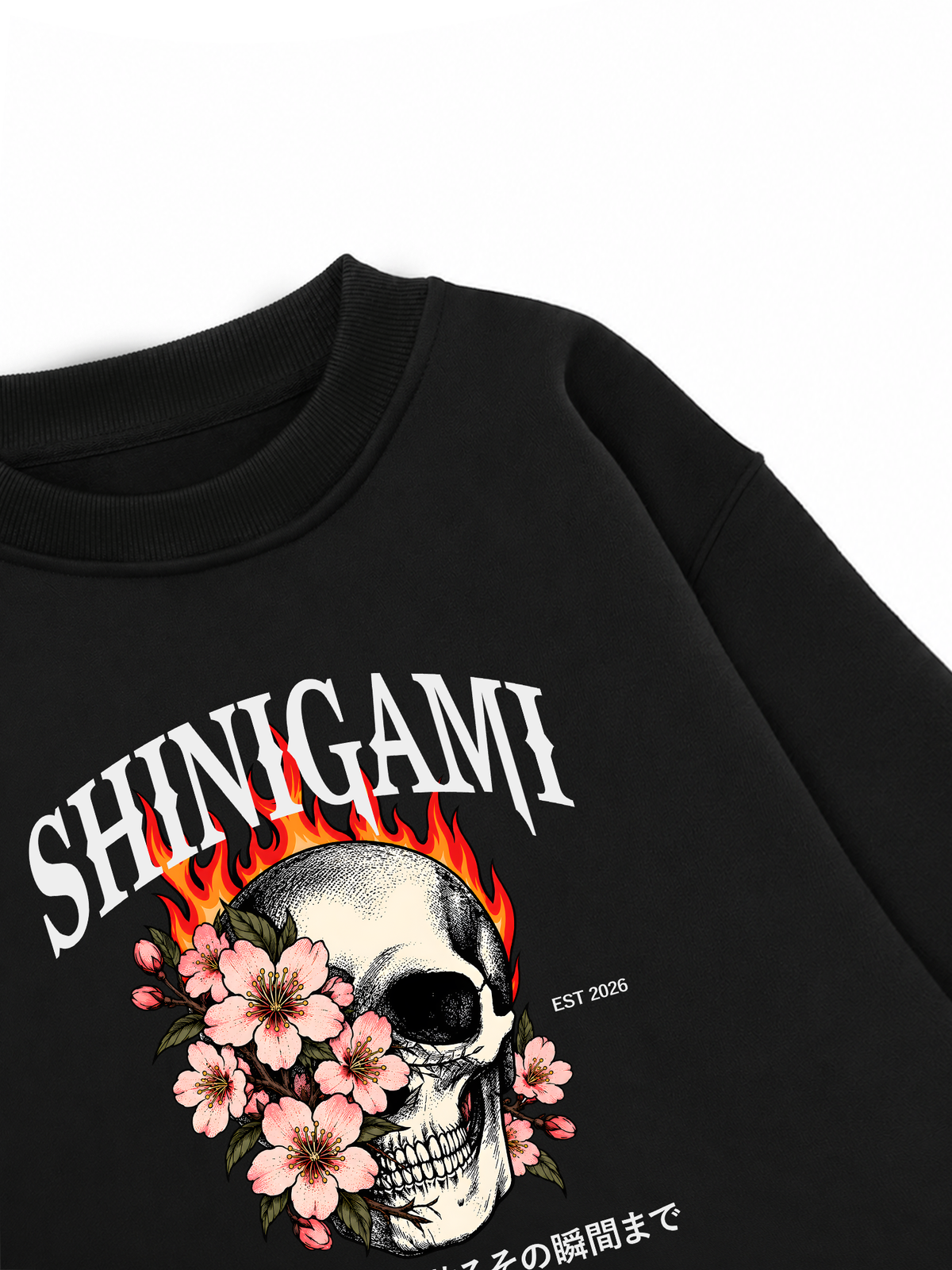 Áo Sweater Nỉ Hai Da Shinigami