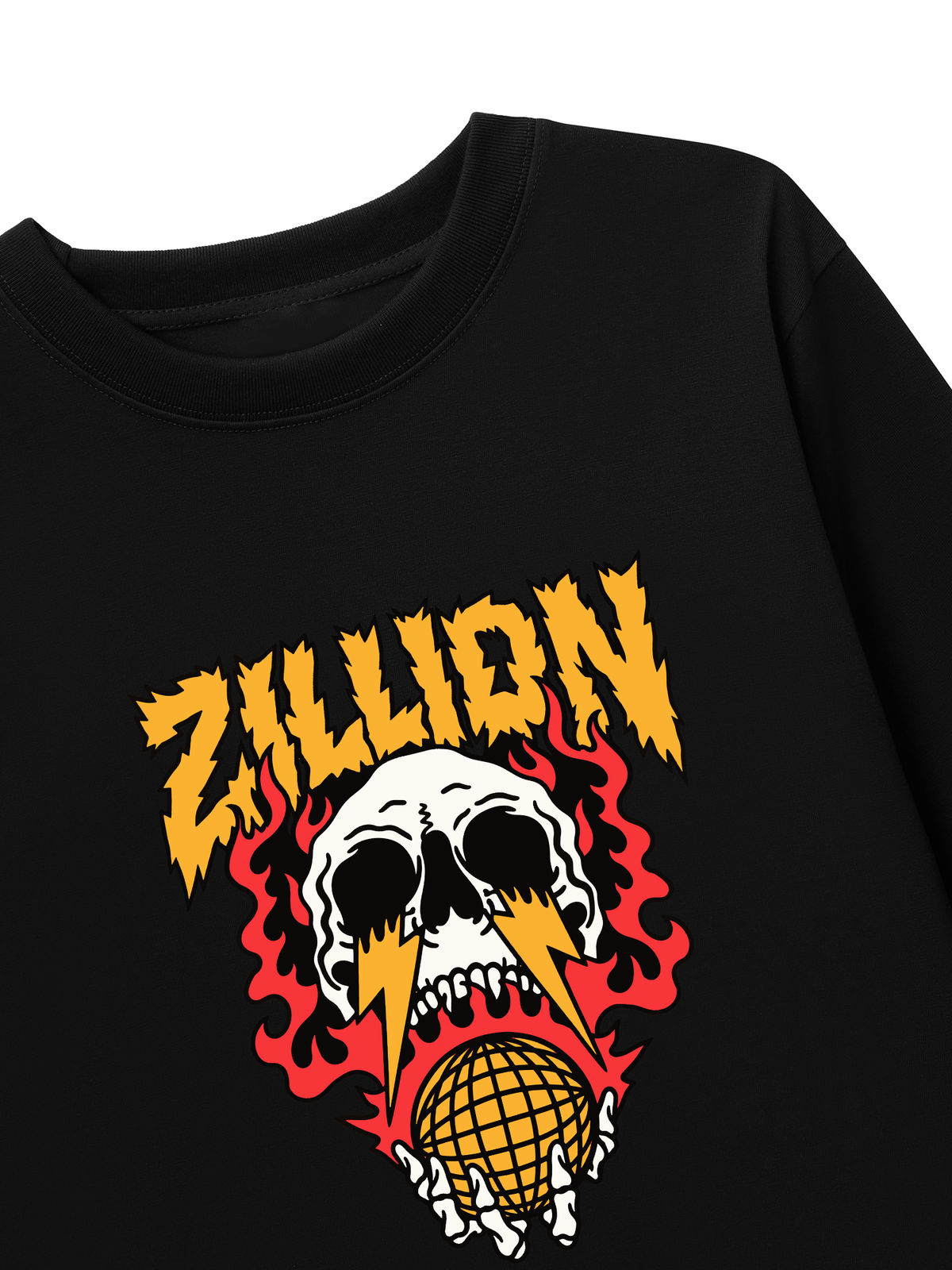 Áo Thun Dài Tay Skull Global