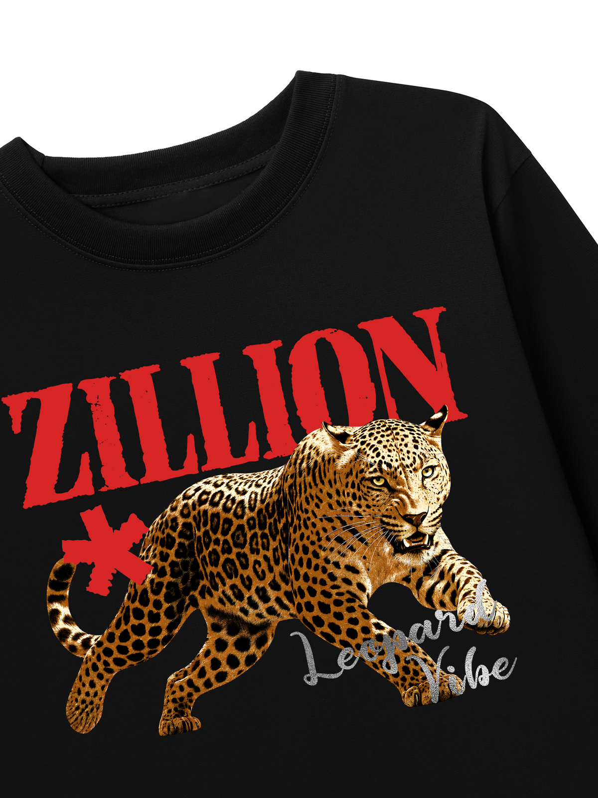 Áo Thun Dài Tay Zillion Leopard Vibe