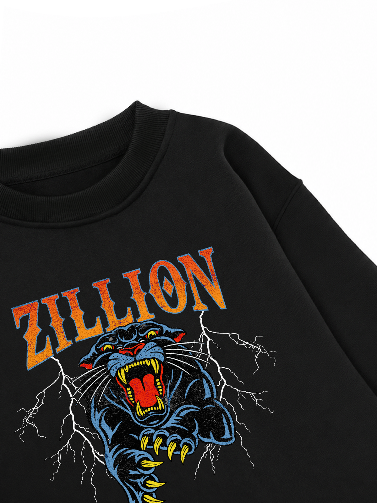 Áo Sweater Nỉ Hai Da Zillion Thunder Panther