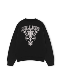 Áo Sweater Nỉ Hai Da Body Bones Zillion
