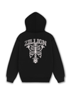 Áo Hoodie Nỉ Hai Da Body Bones Zillion