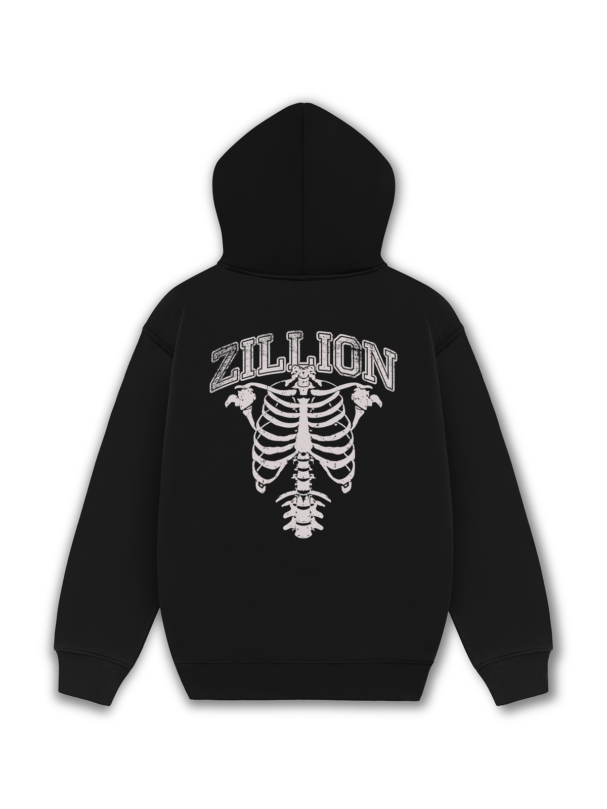Áo Hoodie Nỉ Hai Da Body Bones Zillion