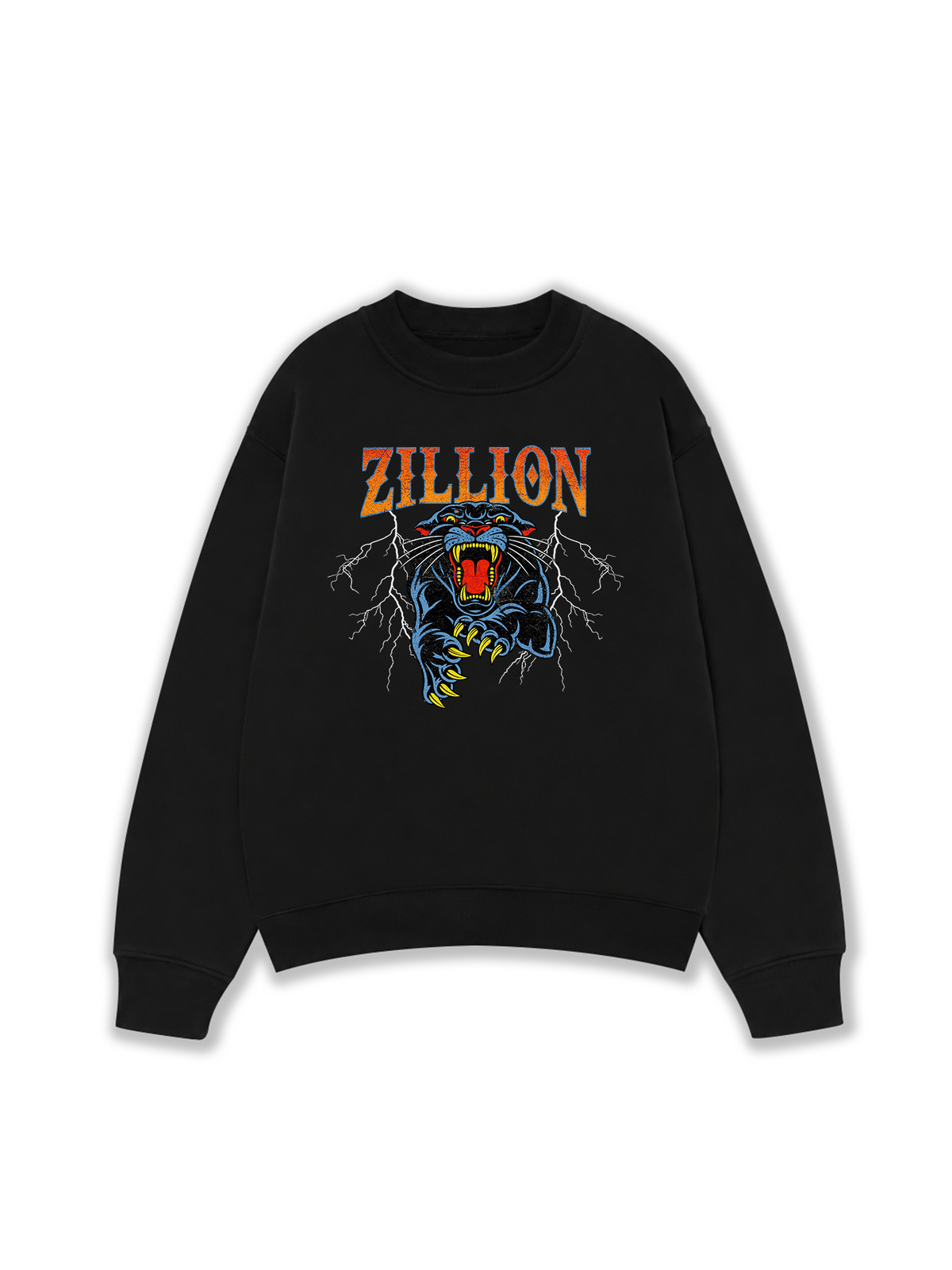 Áo Sweater Nỉ Hai Da Zillion Thunder Panther