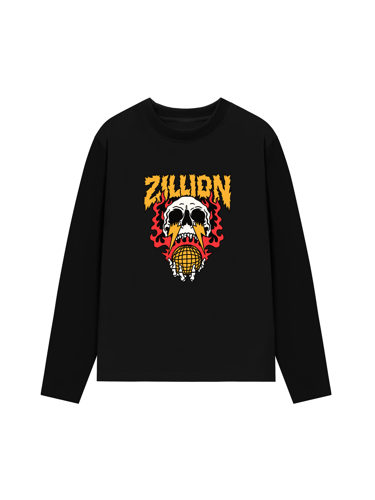 Áo Thun Dài Tay Skull Global
