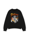 Áo Sweater Nỉ Hai Da Skull Club