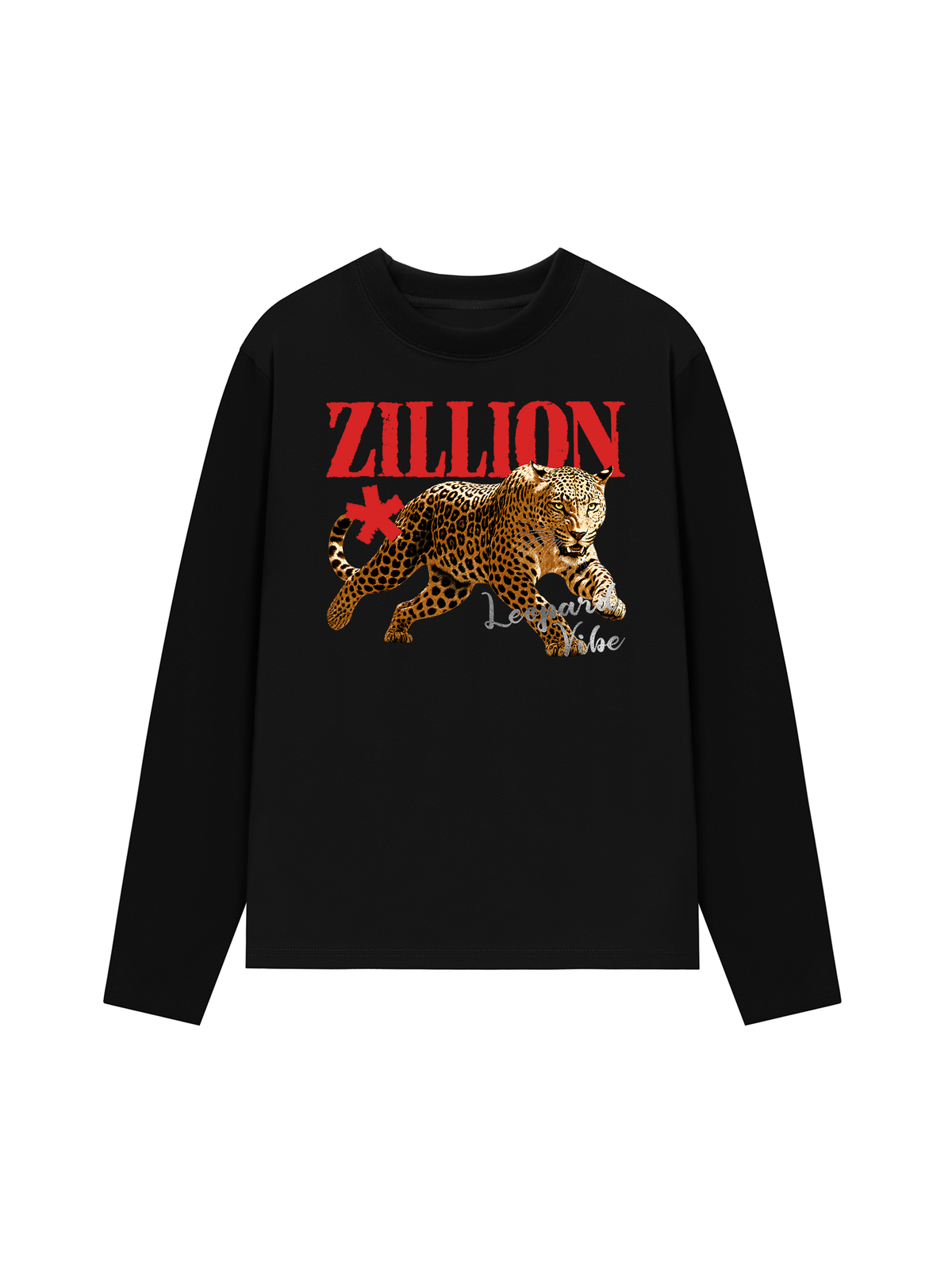 Áo Thun Dài Tay Zillion Leopard Vibe