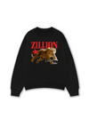 Áo Sweater Nỉ Hai Da Zillion Leopard Vibe
