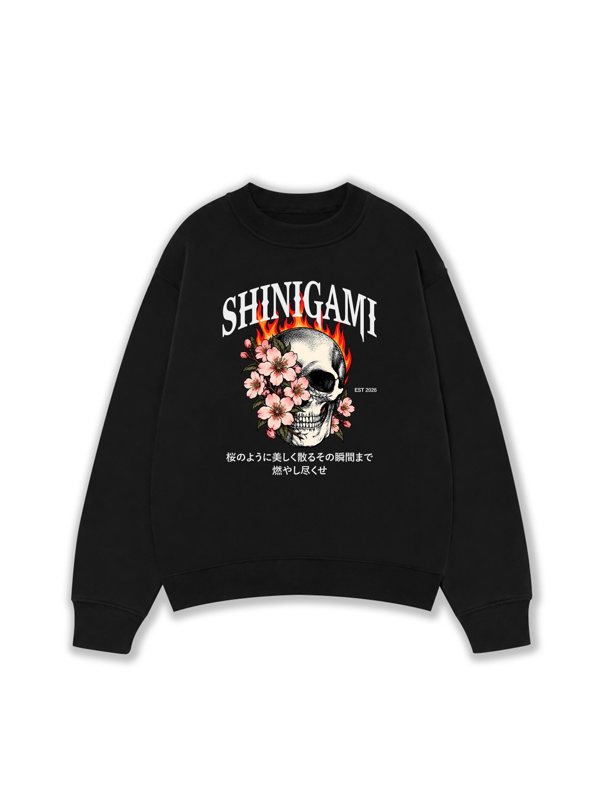 Áo Sweater Nỉ Hai Da Shinigami