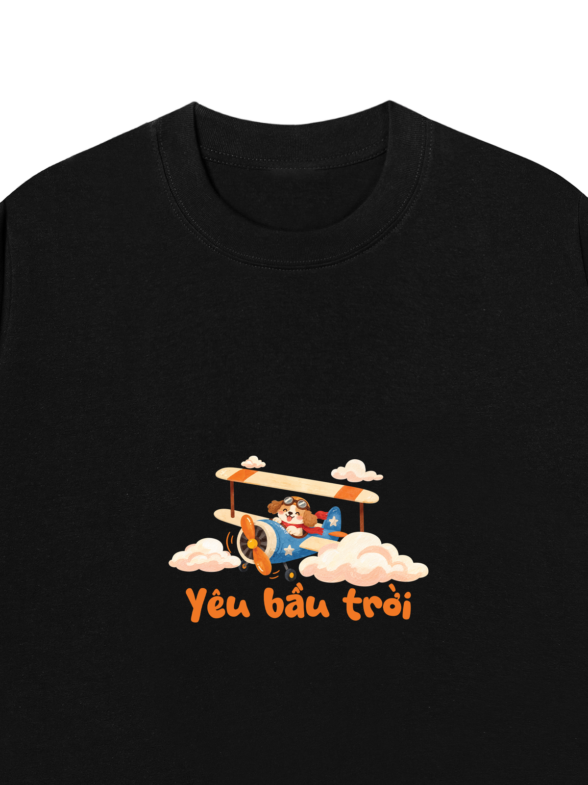 Áo Thun Relaxed Fit Yêu Bầu Trời
