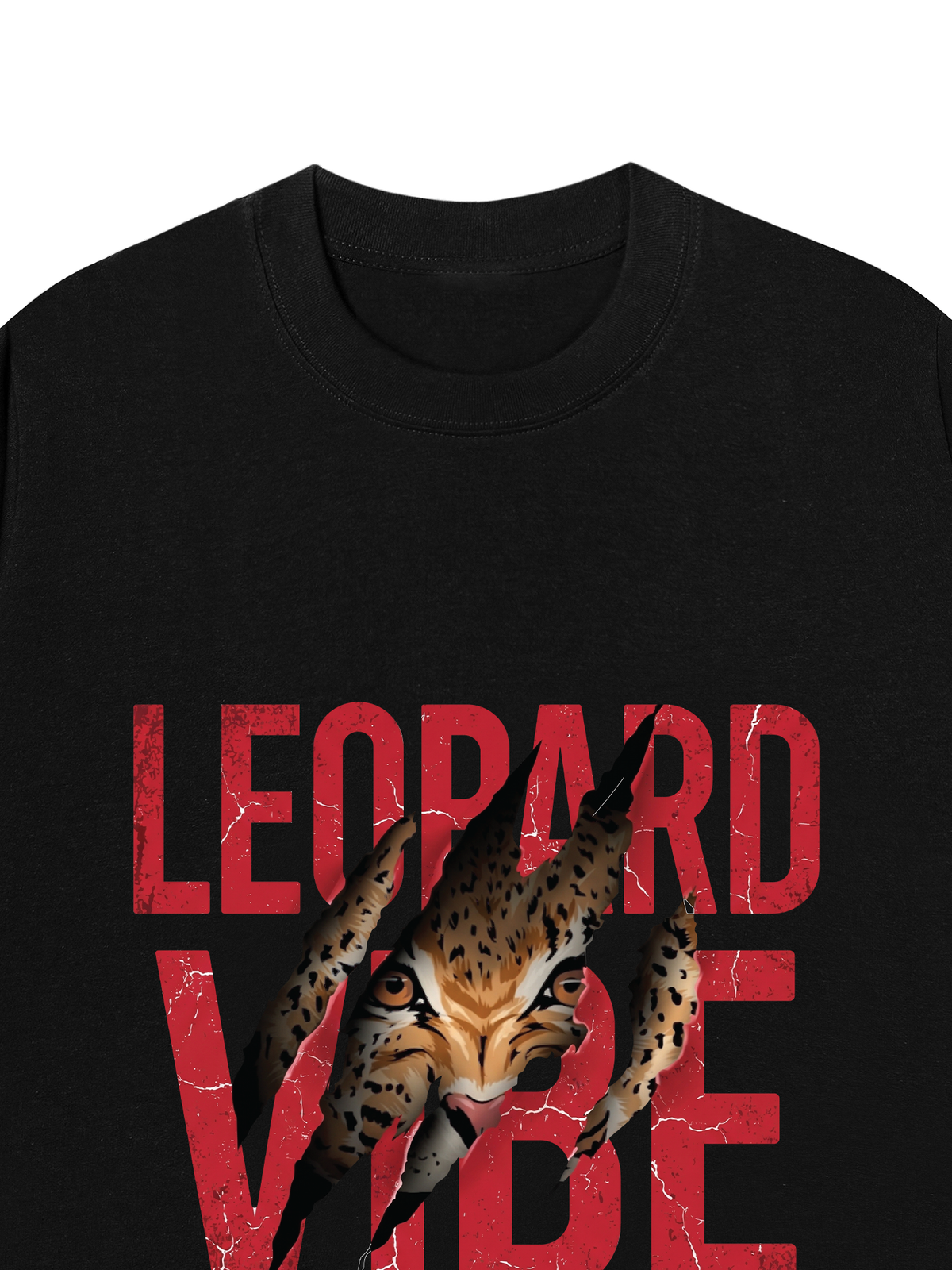 Áo Thun Relaxed Fit Leopard Rip