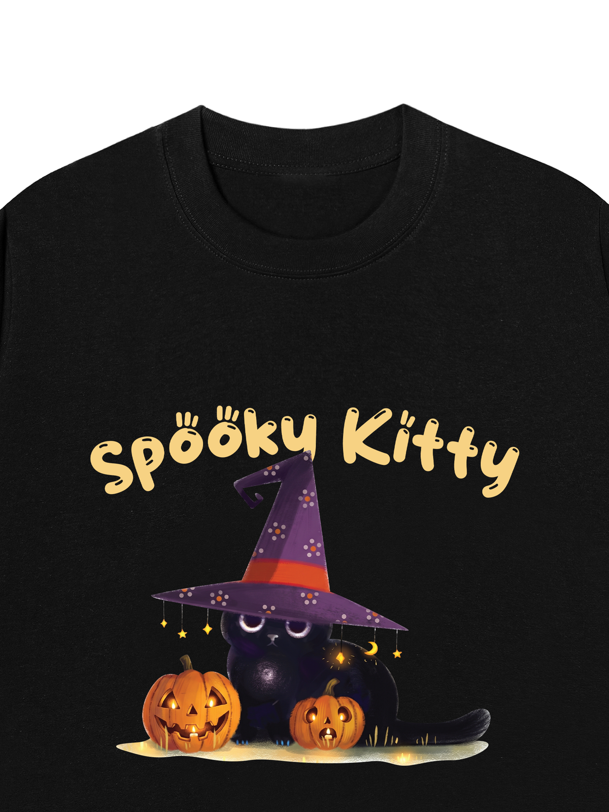 Áo Thun Relaxed Fit Spooky Kitty