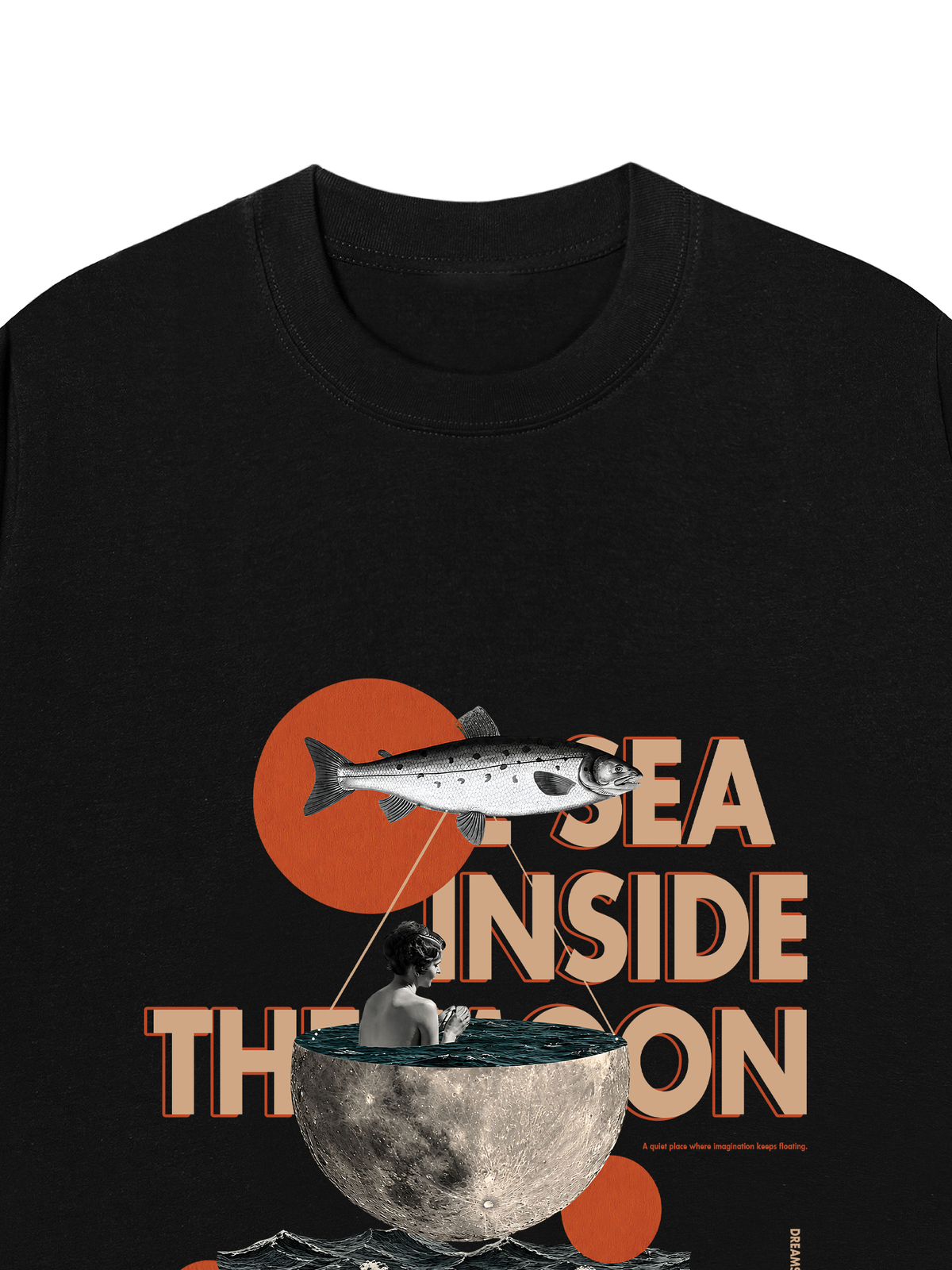 Áo Thun Relaxed Fit THE SEA INSIDE THE MOON