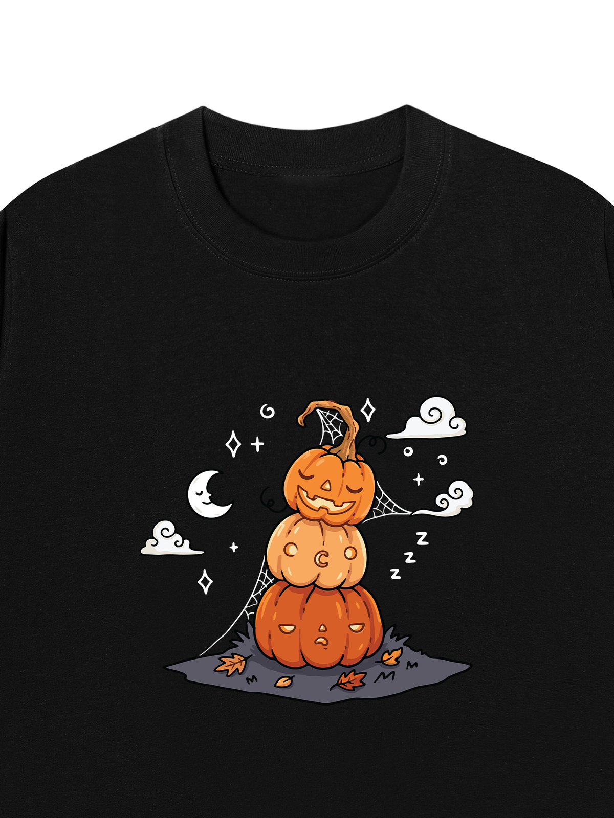 Áo Thun Relaxed Fit Sleepy Pumpkins