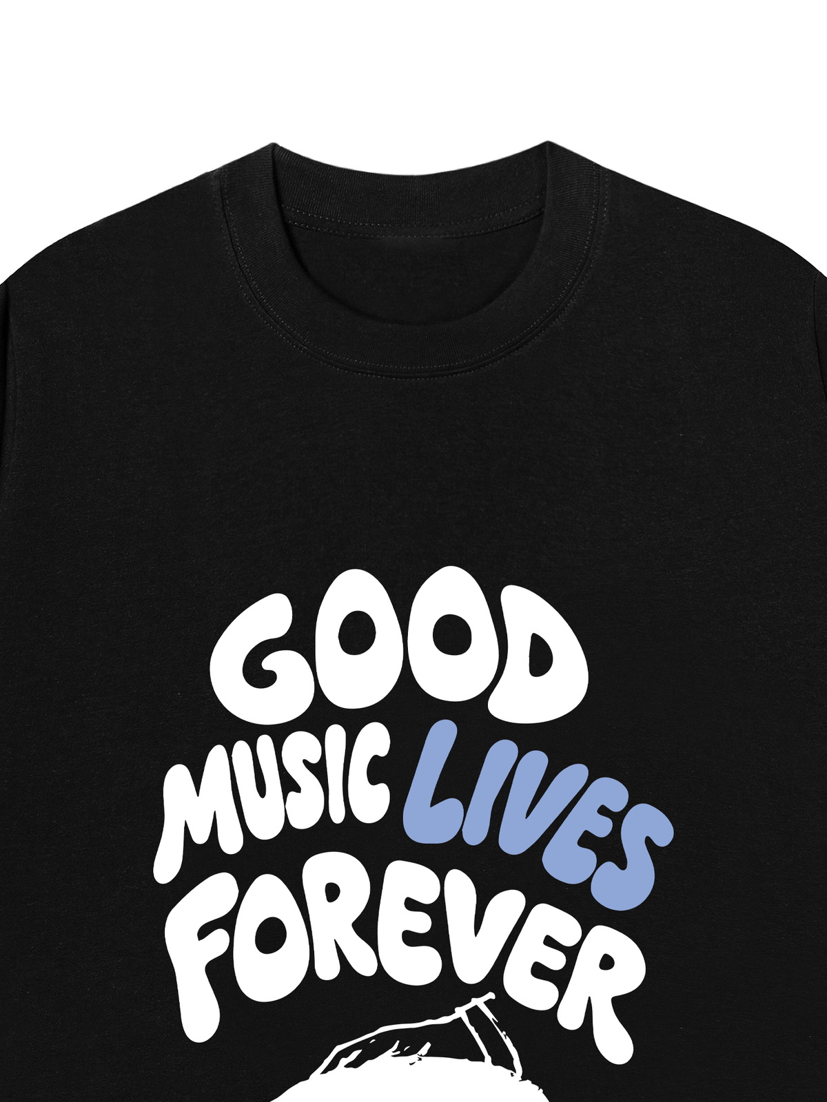 Áo Thun Relaxed Fit Good Music Lives Forever