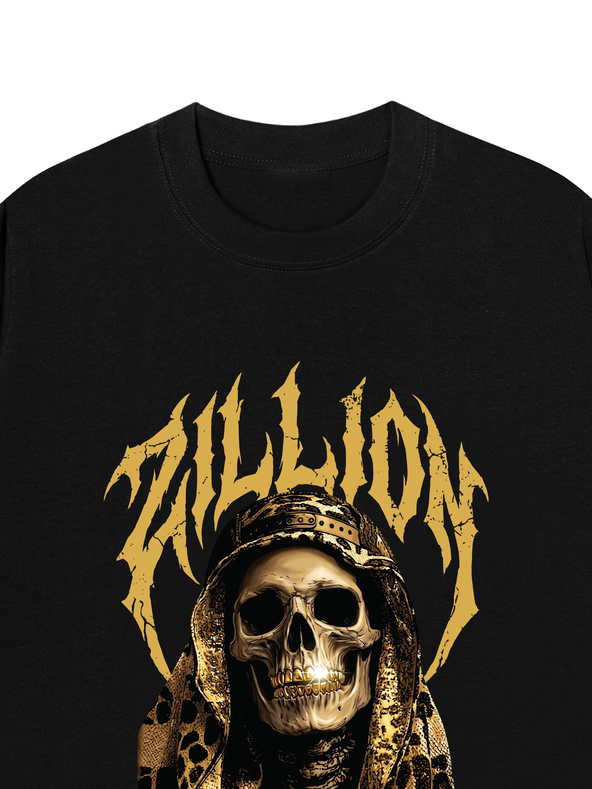 Áo Thun Relaxed Fit Golden Skull
