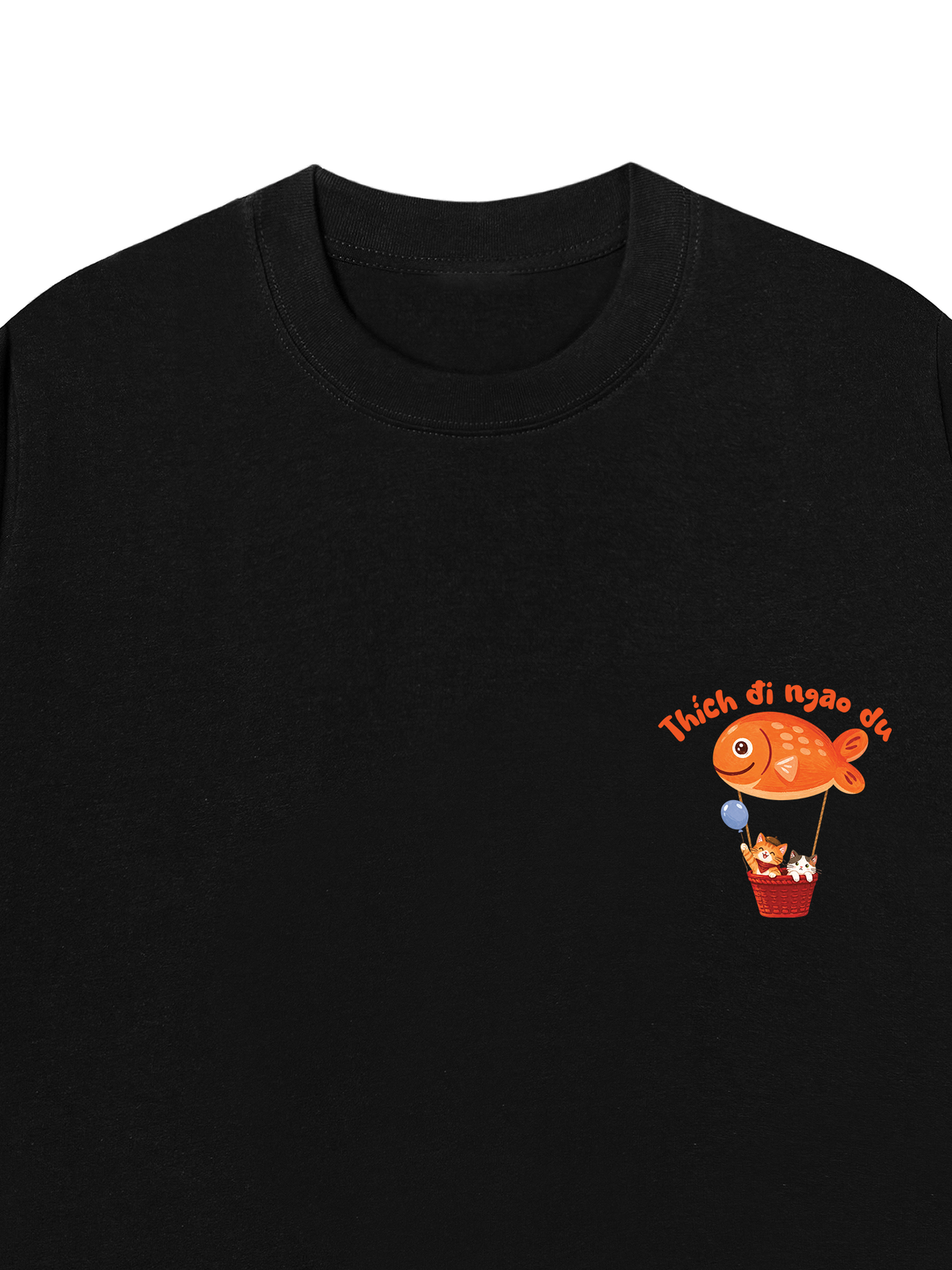 Áo Thun Relaxed Fit Thích Đi Ngao Du