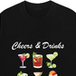 Áo Thun Relaxed Fit Cheers & Drinks