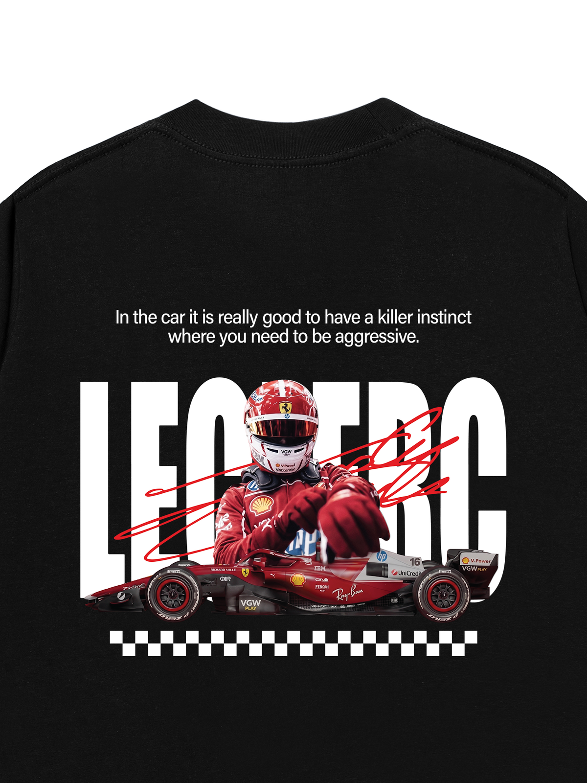 Áo Thun Relaxed Fit Car Leclerc