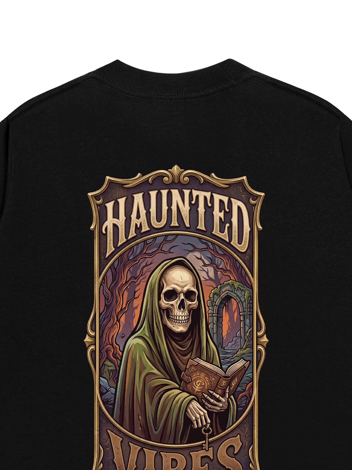Áo Thun Relaxed Fit Haunted Vibe