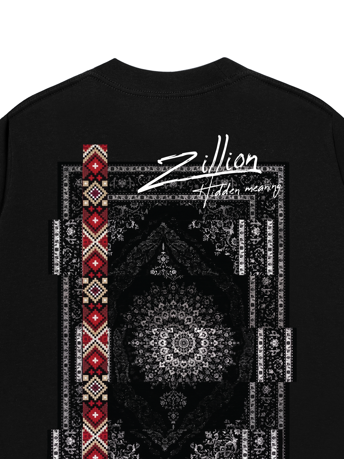 Áo Thun Relaxed Fit Zillion Black Rug
