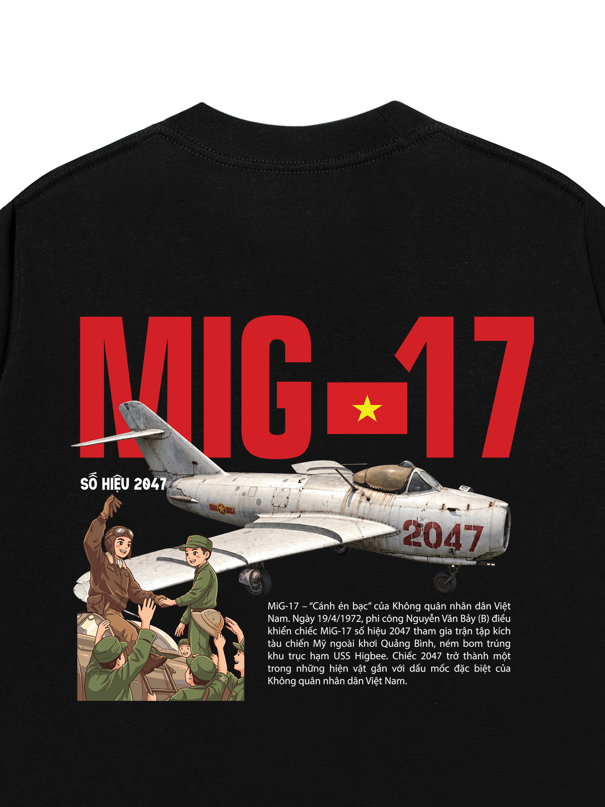 Áo Thun Relaxed Fit Mig-17